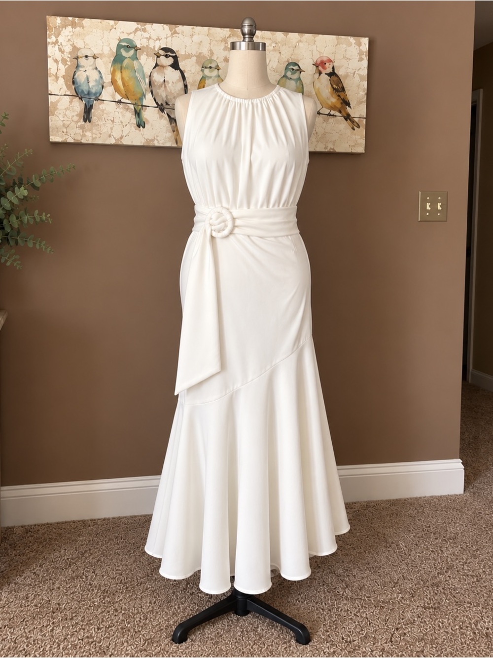 Sachin & Babi White Bridal Gown Dress 16W NWT $595